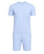 Amaro Vello Baby Blue Tee & Shorts Set