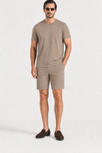 Amaro Vello Falcon Tee & Shorts Set on model