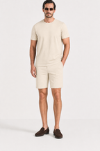 Amaro Vello Kith Tee & Shorts Set on model