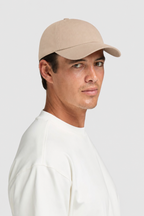 Amaro Vello Beige Microfibre Cap