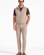 Amaro Vello Beige Summer Set on model