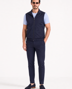 Amaro Vello Navy Summer Set on model