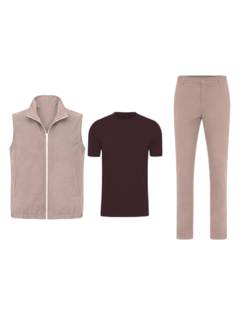 Amaro Vello Beige Summer Set
